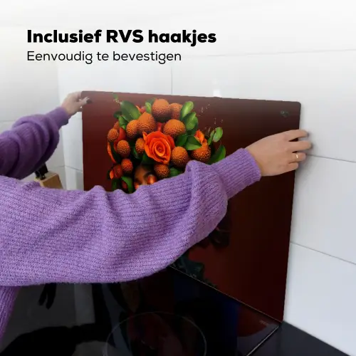 Vrouw - lychee - exotisch Inductie beschemer met haakjes klein -ky-ophangen-nl