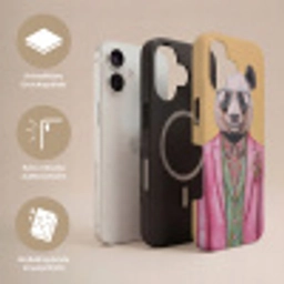 Panda - Pak - Zonnebril - Blauw Toughcase MagSafe Apple iPhone 17 klein -USP_Lagen_DE