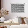 Zwart - Wit - Zebra - Patroon Wandkleed katoen klein 269 -sfeer1