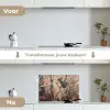 Kimono - Vrouw - kersenbomen keuken achterwand spatscherm klein -voor_na_NL