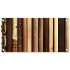 Hout - Planken - Natuurlijk tuinposter los doek klein -3d