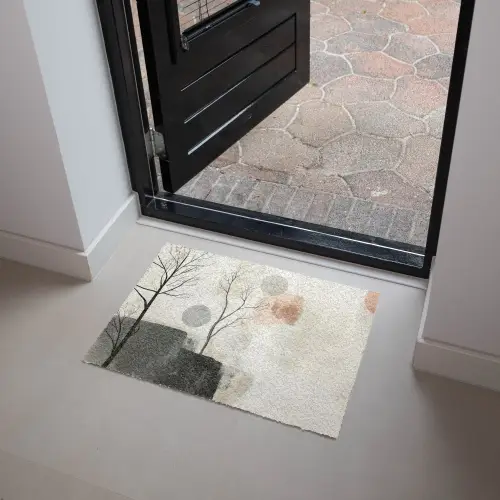 Wabi sabi - Beige - Plant Deurmat klein -sfeer5