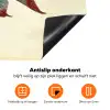Gestreept - Donkerblauw - Rugvin - Vis Inductie beschermer vinyl 3mm klein -zzzzzzz-td-onderkant