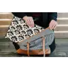 Abstract - Patroon - Zwart laptophoes neopreen klein 279 -tas