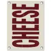 Vintage - Rood - Decoratie - Japandi tuinposter los doek klein -3d