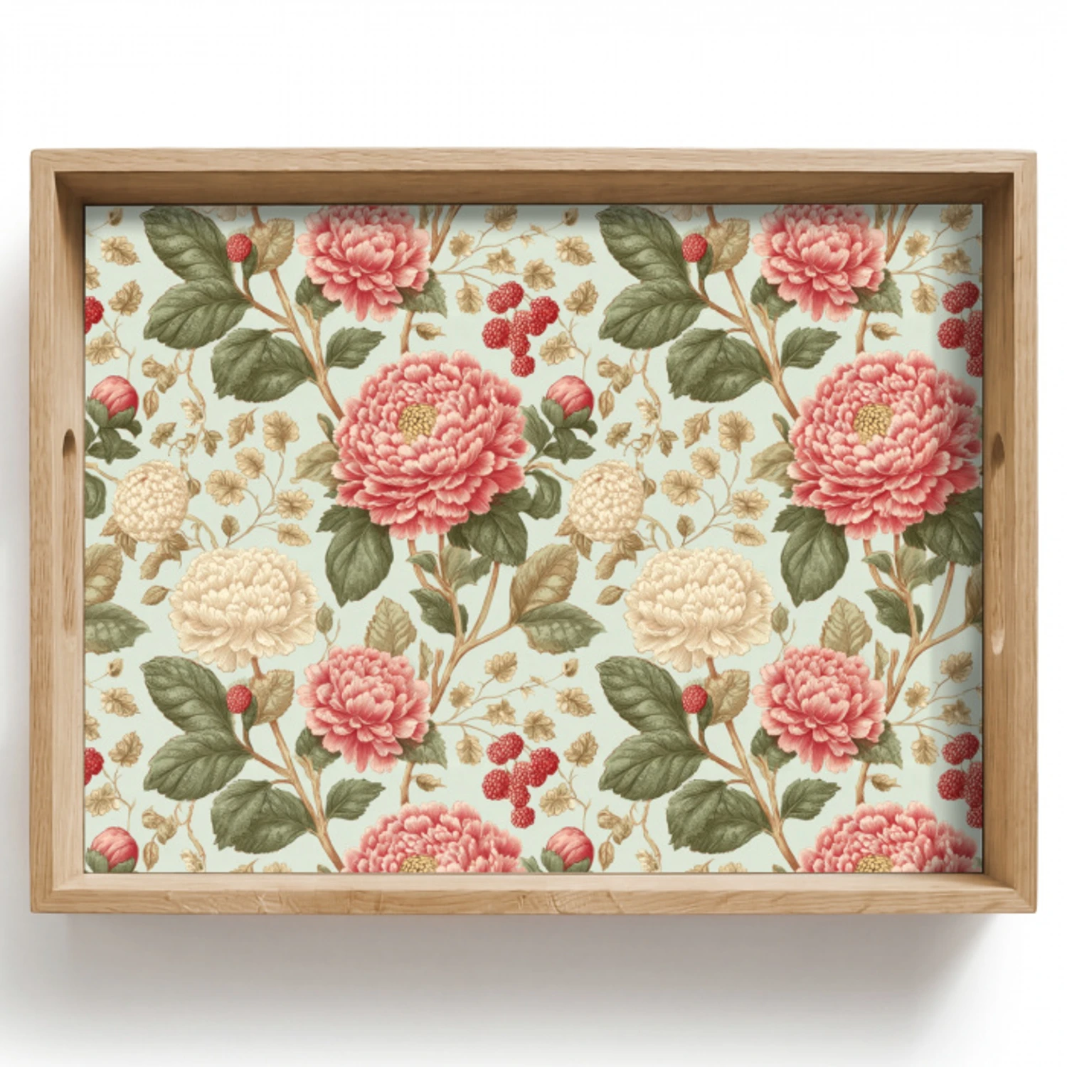 Klassiek - Botanisch - Veelkleurig Dienblad Rechthoek middel 911 -z3d_shopping