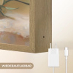 Bloemen - Eieren - Geschilderd Light Box met batterij (Wandlamp) middel -USP_websiteoplaadbaarDE