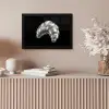 Croissant - Metaal - Zilver fotolijst zwart zonder passe partout klein -sfeer5