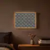 Waaier - Motief - Grijs Light Box met batterij (Wandlamp) middel 907 -sfeer4