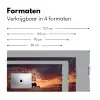 Olifanten - Grasland - Zonsondergang Muismat XXL klein -sfeer5