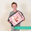 Eenhoorn - Vleugels - Roze - Regenboog Kinderkoffer - Zwart klein -sfeer4_NL