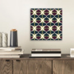 Abstract - Retro - Kleurrijk aluminium wit klein 46 -sfeer1