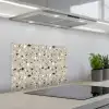 Terrazzo - Patroon - Groen keuken achterwand spatscherm klein 900 -3d_schuin