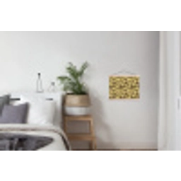 Modern - Cirkel - Goud textielposter latten blank klein 122 -woonkamer