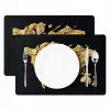 Wereldkaart - Pasta - Zwart Placemat vinyl groot -zzsfeer2_Kitchenyeah-website