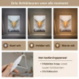 Amerikaans - Zeearend - Portret - Geel Light Box met kabel (Kinderlampje) klein -USP_lichtkleurNL
