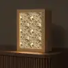Druppels - Organisch - Goud Light Box met kabel (Tafellamp) klein 925 -z3d_website
