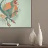 Dino - Bladeren - Grafisch - Groen PET vilt klein -sfeer6_closeup