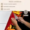 Fastfood - Graffiti - Hamburger - Eten - Modern keuken achterwand spatscherm klein -spatscherm_FR