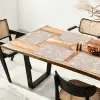Bloemen - Blaadjes - Patroon Placemat vinyl groot 368 -zzsfeer4_Kitchenyeah-website