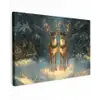 Dennensprookje - Rendier - Nacht canvas 2cm klein -z3d