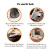 Rijst - Illustratie - Kom - Groente Inductie beschermer vinyl 3mm klein -zzzzzzz-td-werking