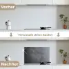 Industrieel - Beton - Grijs - Leisteen - Retro keuken achterwand spatscherm klein -voor_na_DE