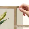 Lelie - Elegant - Botanisch - Beige Light Box met batterij (Wandlamp) middel -USP_websiteprintNL