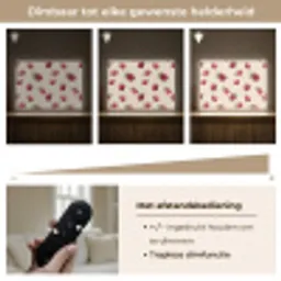 Framboos - Stippen - Rood Light Box met batterij (Wandlamp) middel 907 -USP_dimbaarNL