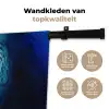 Walvis - Vissen - Donkerblauw Wandkleed katoen klein -sfeer2