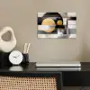 Abstract - Goud - Zilver - Vormen - Aesthetic - Modern poster papier klein -sfeer1