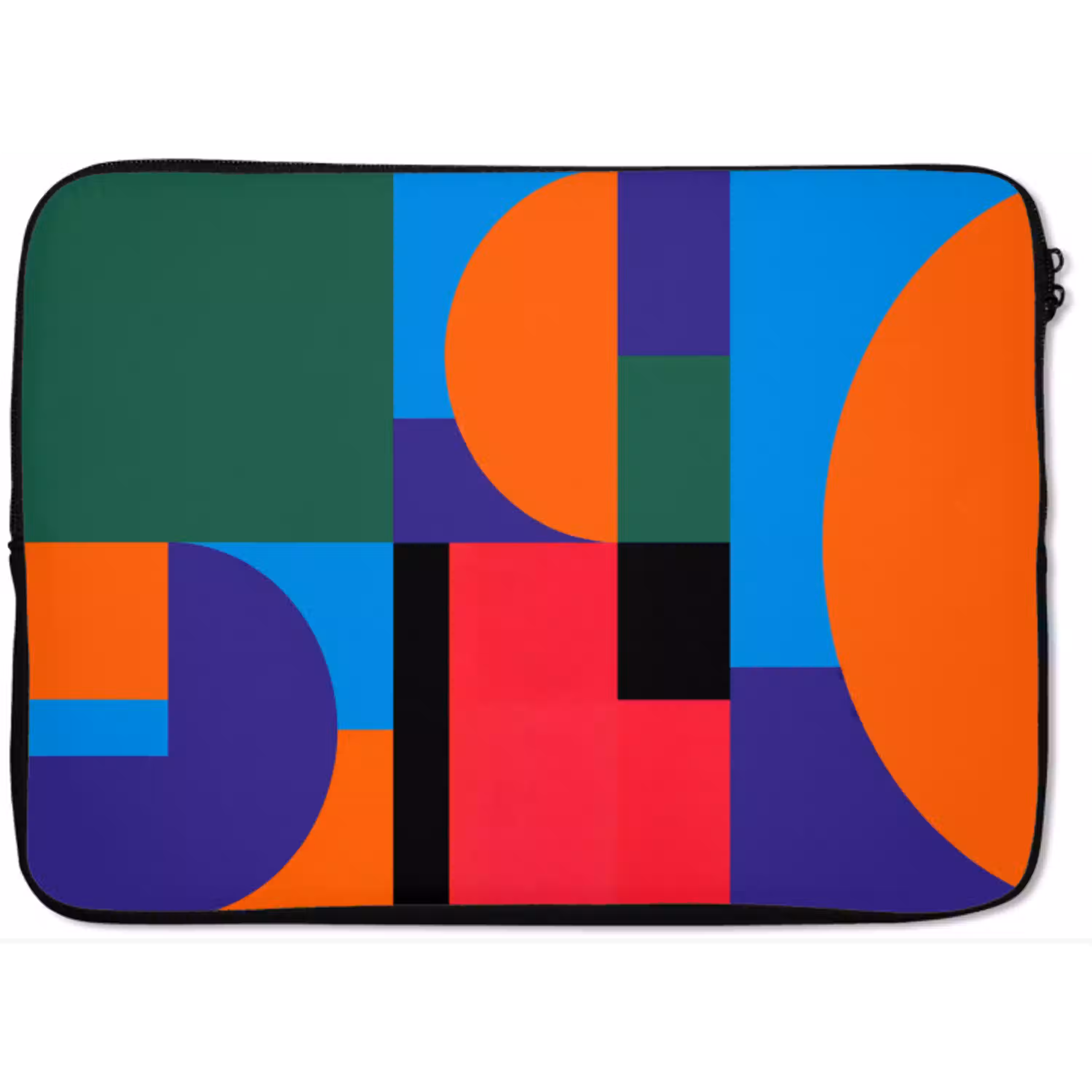 Geometrisch - Abstract - Vormen - Kleurrijk - Modern laptophoes neopreen klein -zkaufland3dotto