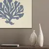 Blauw koraal - Vertakkingen - Beige PET vilt klein -sfeer6_closeup