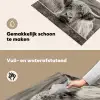 Schotse hooglander - Zwart - Wit - Hout Inductie beschemer met haakjes klein -ky-schoon-nl