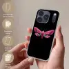 Vlinder - Roze - Nachtvlinder Telefoonhoesje iPhone 17 Pro klein -sfeer3_NL