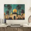 Moskee - Goud - Arabisch - Islamitische PET vilt klein -sfeer1
