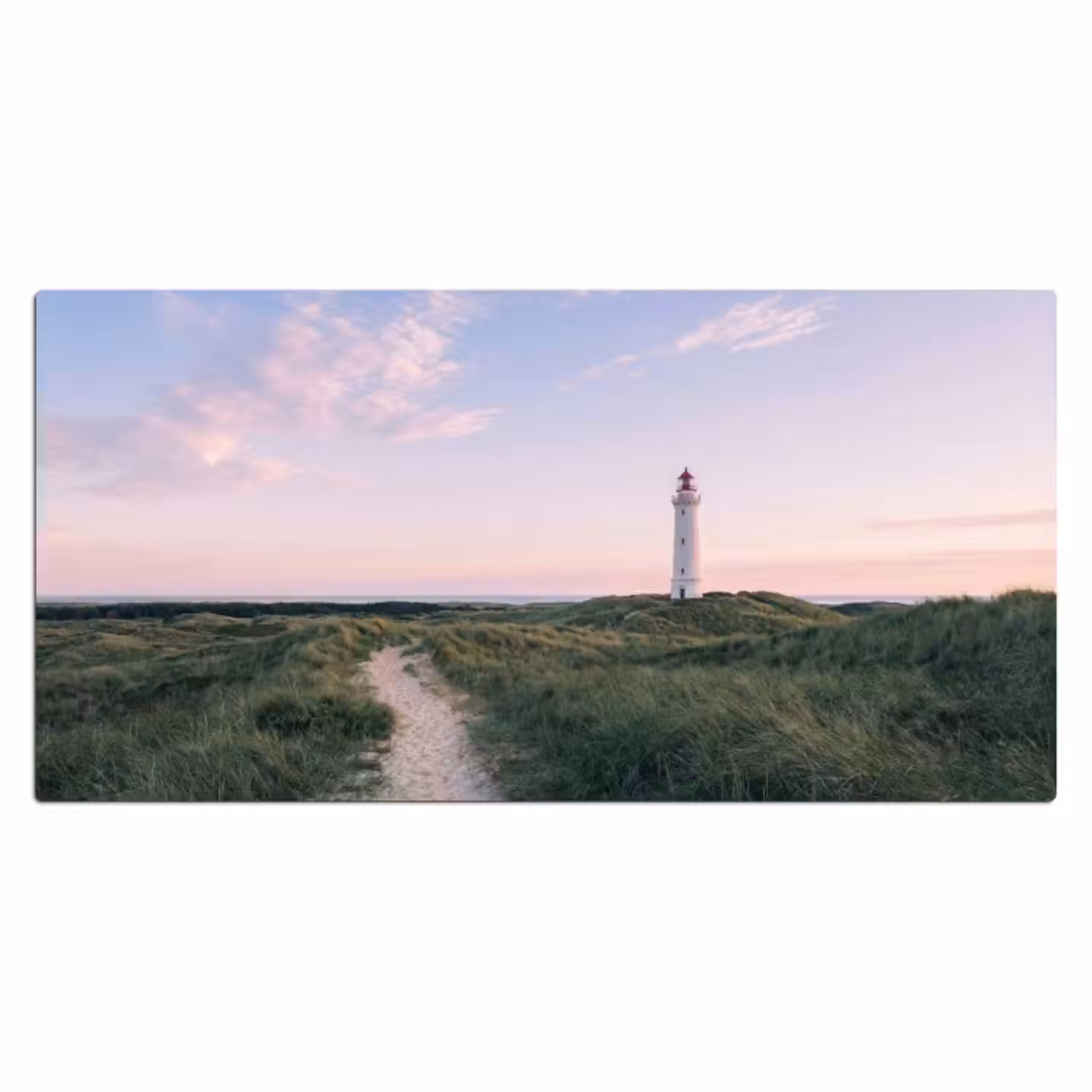 Schreibtischunterlage - Leuchtturm - Dünenlandschaft - Meer