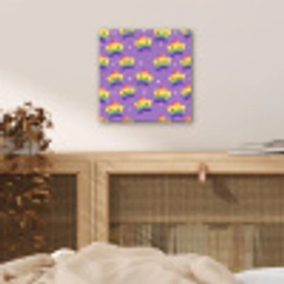 Sterren - Regenboog - Paars aluminium wit klein 46 -sfeer3