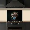 Bloemen - Art - Pastel - Quotes keuken achterwand spatscherm klein -sfeer1