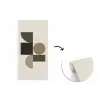 Aardetinten - Abstracte compositie - Eenvoudige vormen fotobehang vinyl groot -3d