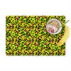 Dieren - Neon - Groen - Panterprint Placemat vinyl groot 368 -zzzproduct_Kitchenyeah-website