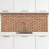 Bakstenen - Rechthoekig - Rood - Muur keuken achterwand 2 middel 871 -3d