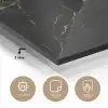 Zwart marmer - Gouden aders - Klassiek plexiglas 5mm klein -sfeer2