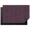 Paars - Geometrisch - Patroon - Donker Inductie beschermer vinyl 3mm klein 276 -3d