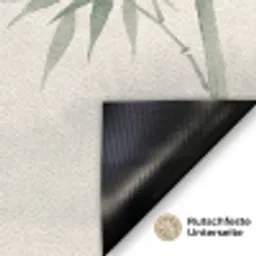 Minimalistisch - Bamboe - Groen Deurmat klein -antislip_DE