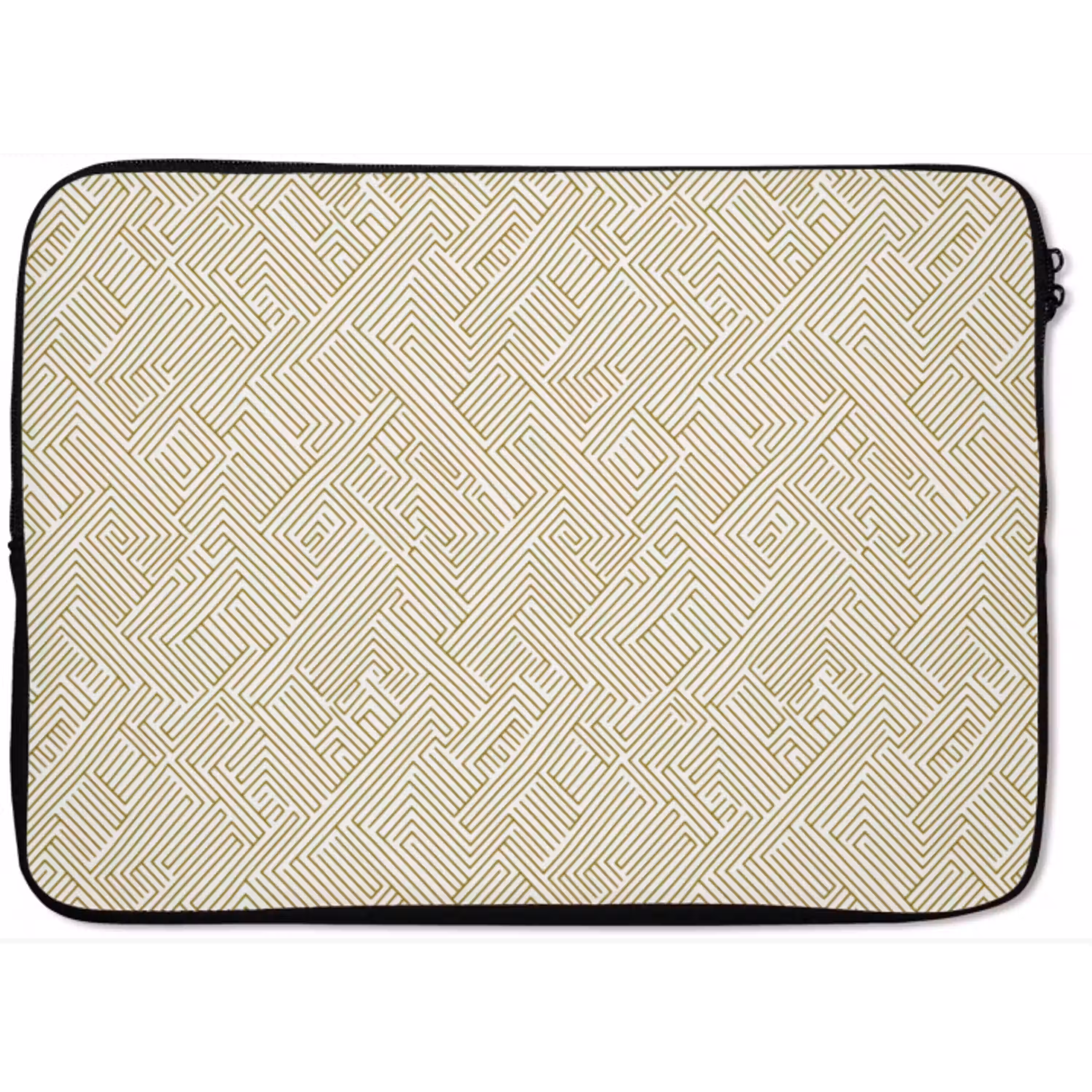 Geometrisch - Lijnen - Groen laptophoes neopreen klein 279 -zkaufland3dotto