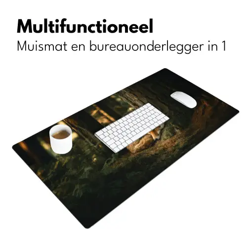 Vos - Bos - Slapen Muismat XXL klein -sfeer4
