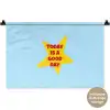 Ster - Today is a good day - Blauw Wandkleed katoen klein -t3d_DE