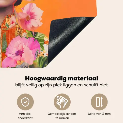 Vlinders - Vrouw - Zonnebril - Kleurrijk Inductie beschemer met haakjes klein -ky-onderkant-nl