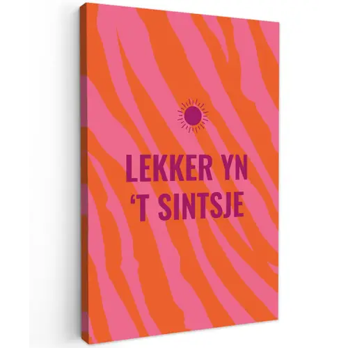 Quote - Zomer - Roze canvas 2cm klein -z3d